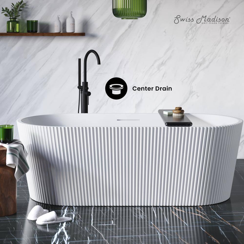 Lafayette 67" White Acrylic Freestanding Bathtub