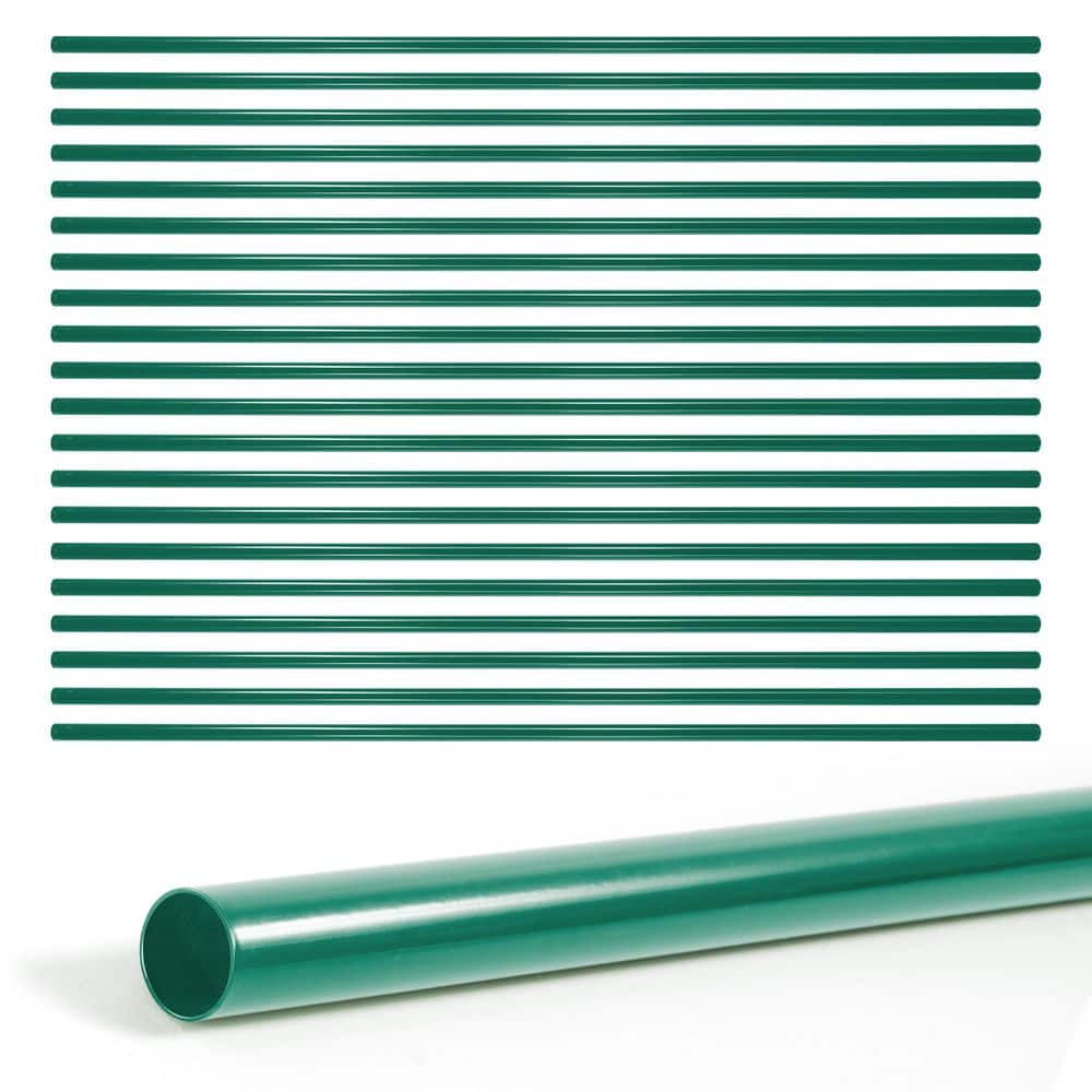 1-5/8 in. Chain Link Fence Green Galvanized Steel Top Rail (Pack of 20) price history on PriceWatchPro