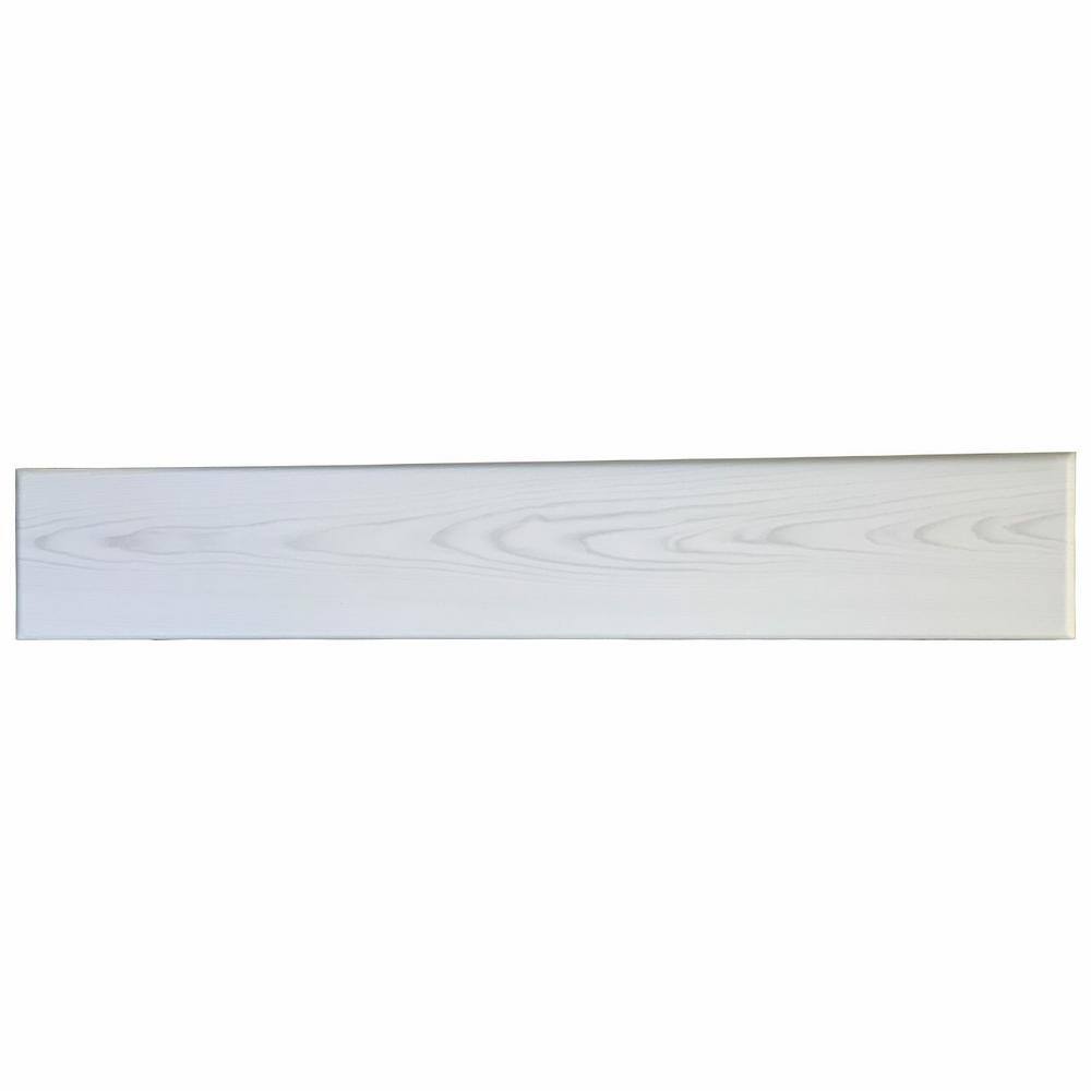 Country White Foam Wood Ceiling Planks 39" x 6"