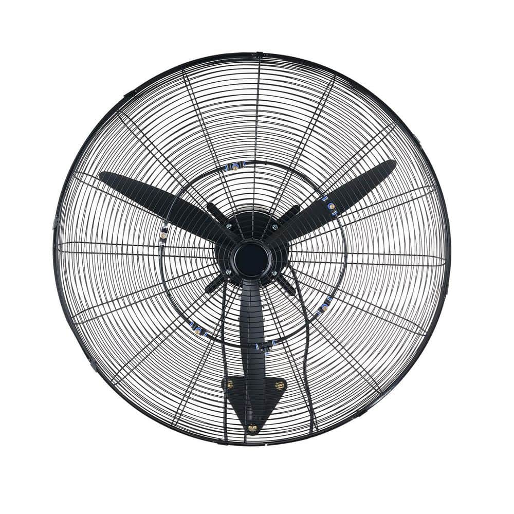 30-In. Wall-Mounted Fan, IP44-Rated, 3-Speed Settings, with Oscillation and Mist, Wide Airflow, Mechanical Controls price history on PriceWatchPro