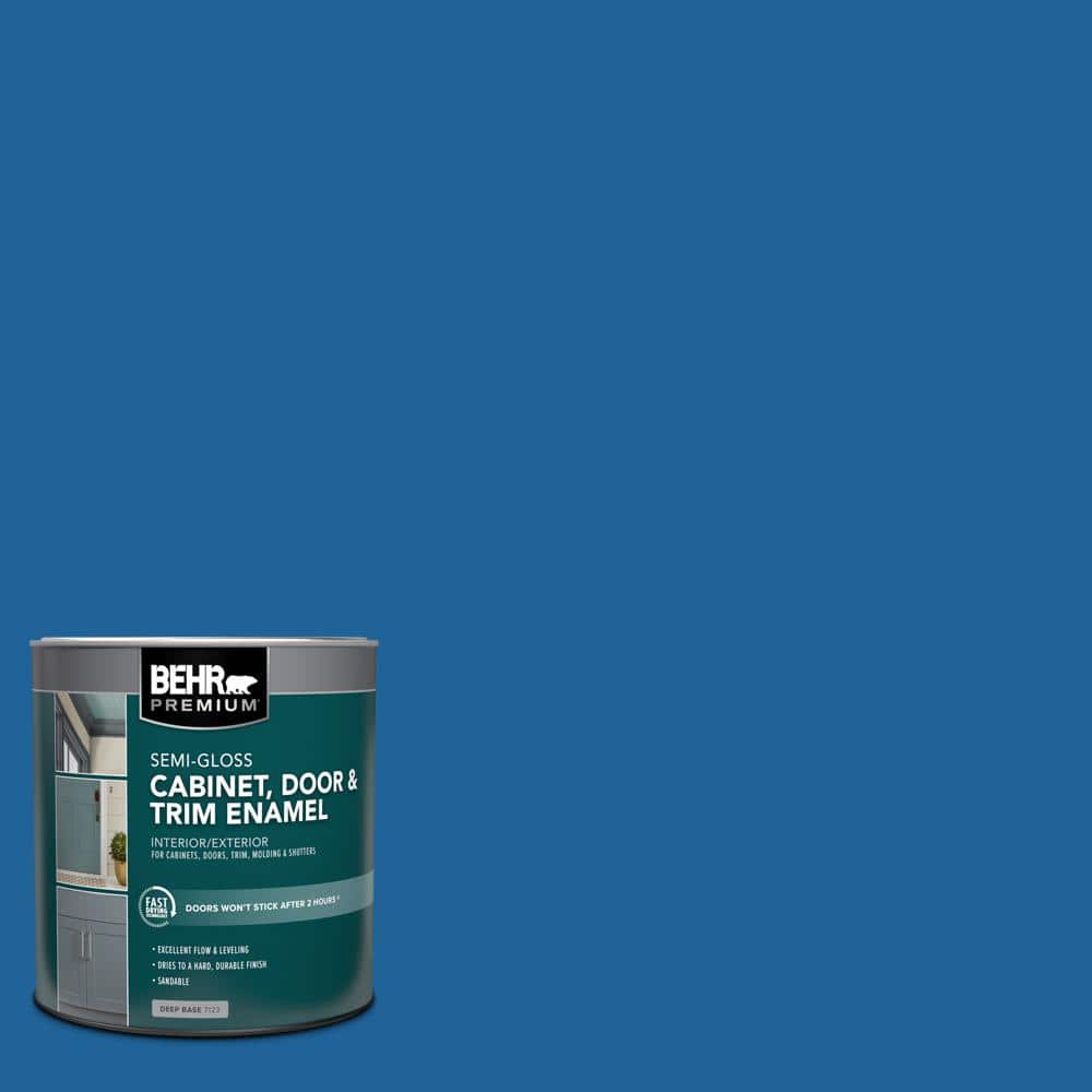 1 qt. #570B-7 Cobalt Glaze Semi-Gloss Enamel Interior/Exterior Cabinet, Door & Trim Paint price history on PriceWatchPro