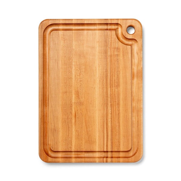 JOHN BOOS Wood 22 in. x 16 in. Rectangular Edge Grain Reversible Cutting Board w/Juice Groove