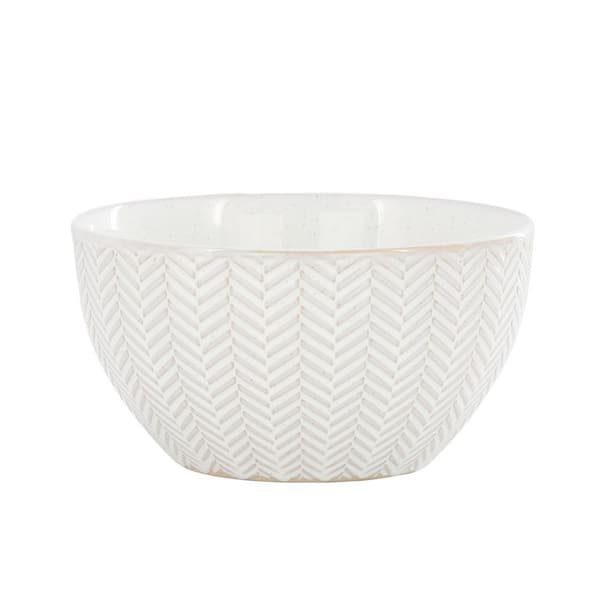 Gibson Earlhart 2 Piece 6 in. Ribbed Stoneware Cereal Bowl