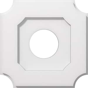 1 in. P X 7 in. C X 12 in. OD X 4 in. ID Locke Architectural Grade PVC Contemporary Ceiling Medallion