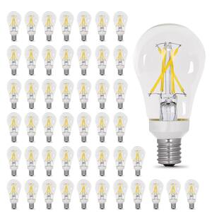 Feit Electric 40-Watt Equivalent A15 Dimmable Filament CEC 90+ CRI White  Glass LED Refrigerator Appliances Light Bulb, Daylight 5000K  BPA1540W950CAFILHDRP - The Home Depot