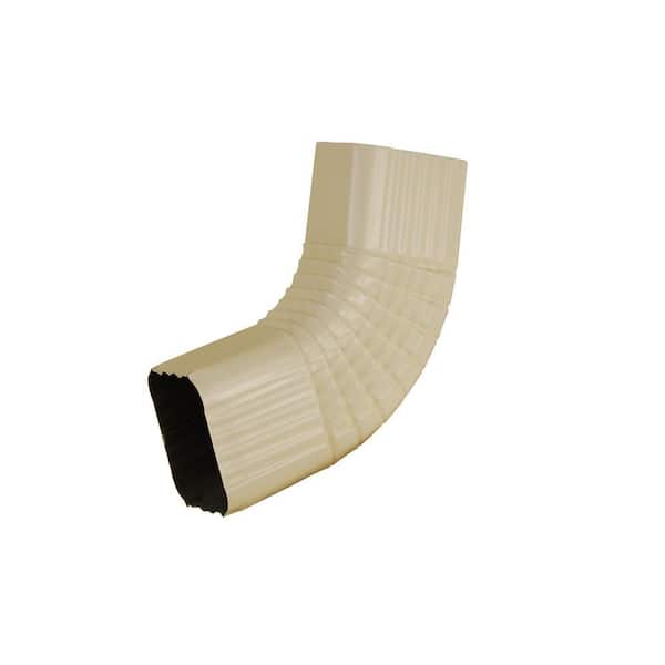 2 in. x 3 in. Heritage Cream Aluminum Downspout B Elbow