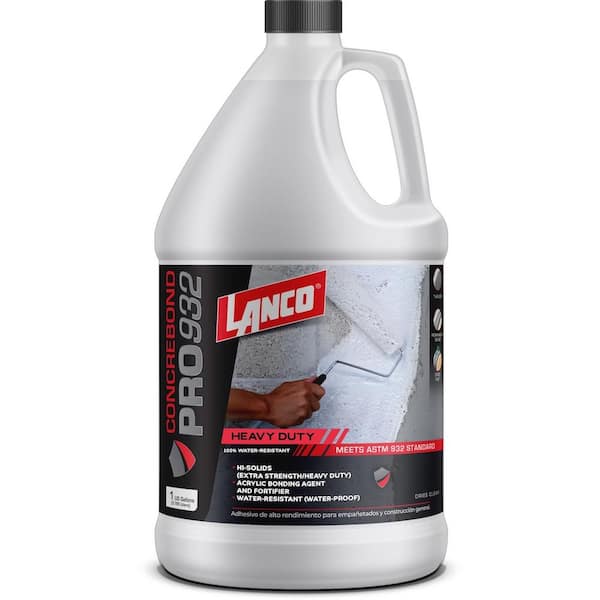 Lanco Concrebond Pro 932, 1 Gal. White Non-Rewettable Bonding Agent and Adhesive