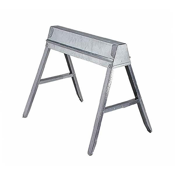 Fulton 31.3 in. D x 6.3 in. H x 8 in W Galvanized Steel Folding Sawhorse/Workstand