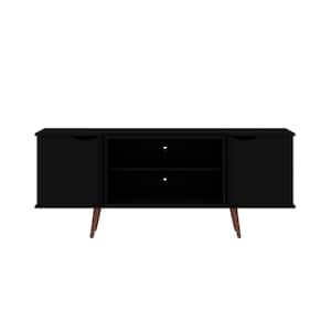 Hampton 62.99 in. Black TV Stand Fit's TV's up to 55 in. with Cable Management