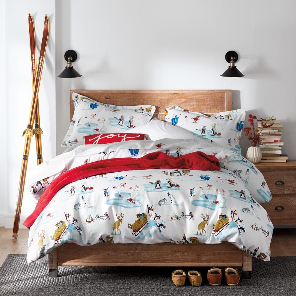 Barnwood Full Pine Wood Platform Bed with Upholstered Headboard