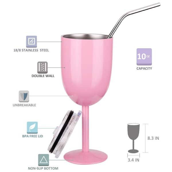 wine glass gift set Non Breakable Couple Wine Glass Gift Set main image 0