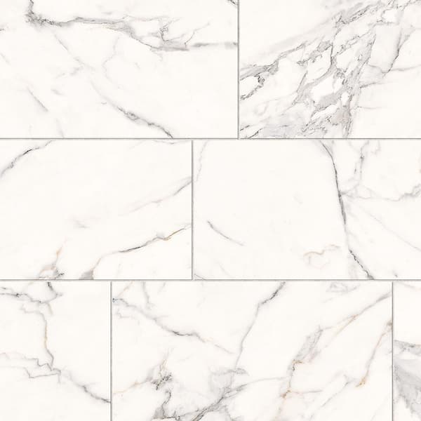 Corso Italia Impero Calacatta Premium 12 in. x 24 in. Marble Look Porcelain Floor and Wall Tile (15.50 sq. ft./Case)