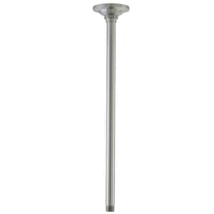 Raindrop Ceiling 17 in. Shower Arm with Flange in Brushed Nickel