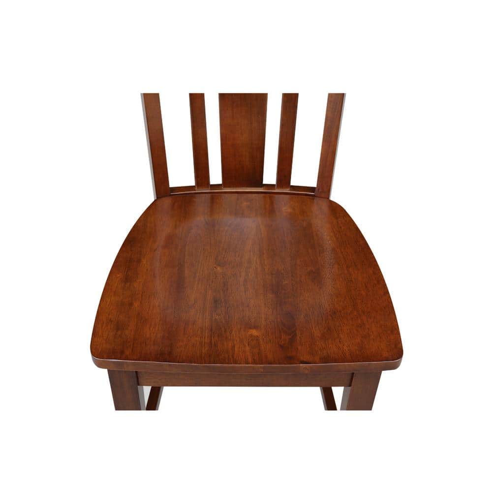 Espresso San Remo 30" Solid Wood Barstool