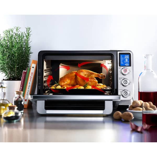 FOTILE ChefCubii 4-In-1 Steam Air Fryer Food Dehydrator 6-Slice White Convection  Toaster Oven (1550-Watt) in the Toaster Ovens department at