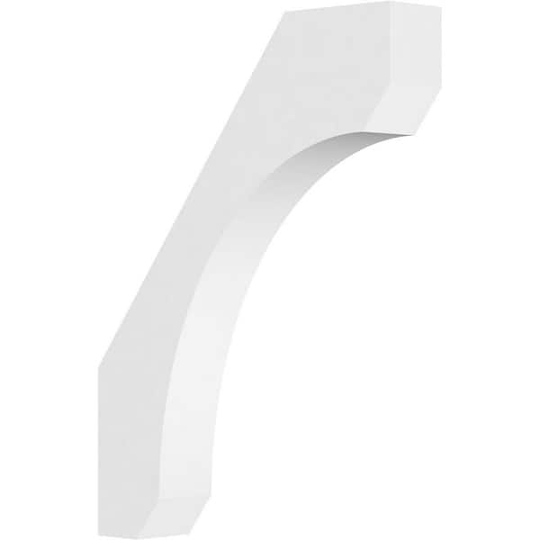 Ekena Millwork 3"W x 18"D x 24"H Standard Legacy Architectural Grade PVC Knee Brace
