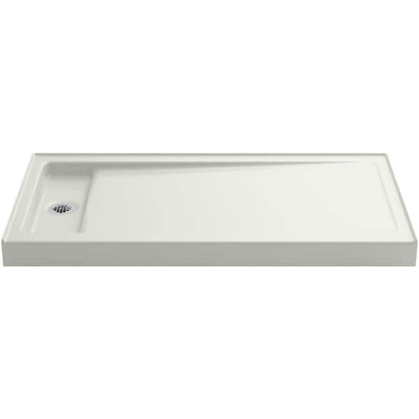 KOHLER Bellwether 60 in. x 32 in. Single Threshold Shower Base in Dune