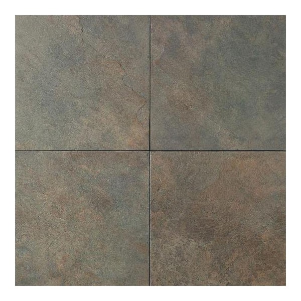 Daltile Continental Slate Brazilian Green 6 in. x 6 in. Porcelain Sample Tile