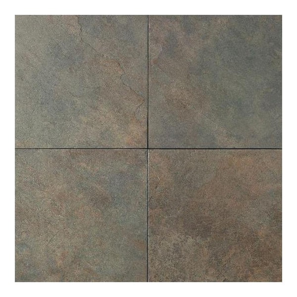 Daltile Continental Slate Brazilian Green 18 in. x 18 in. Porcelain Floor and Wall Tile (18 sq. ft. / case)