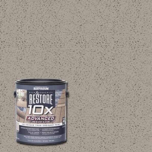 Rust-Oleum Restore 1 gal. 10X Advanced Brownstone Deck and Concrete Resurfacer