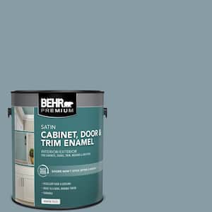 1 gal. #MQ5-27 Rainy Season Satin Enamel Interior/Exterior Cabinet, Door & Trim Paint