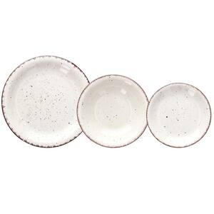 Cream Tognana by Widgeteer Louise Stay 18-Piece Stoneware Table Set