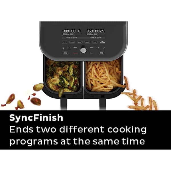 Instant™ Vortex® Plus Dual 8-quart Stainless Steel Air Fryer with