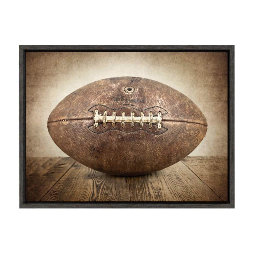 Sylvie Vintage Football by Saint and Sailor Studios 24 in. x 18 in. Fr