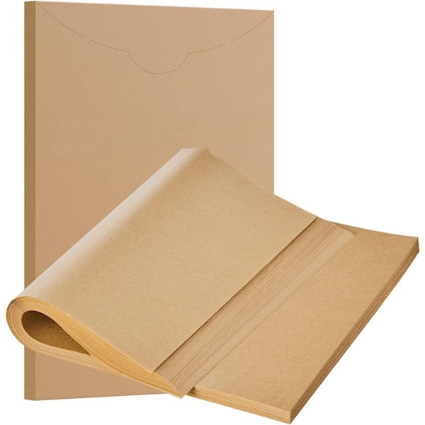 200-Piece Parchment Paper Baking Sheets, Non-Stick Precut Baking Parchment for Baking Grilling Steaming Bread