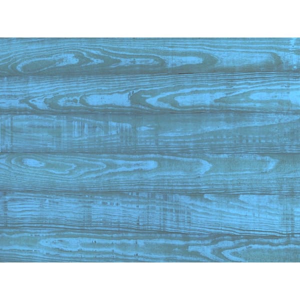 Blue Wood Planked Large Sketch Pad