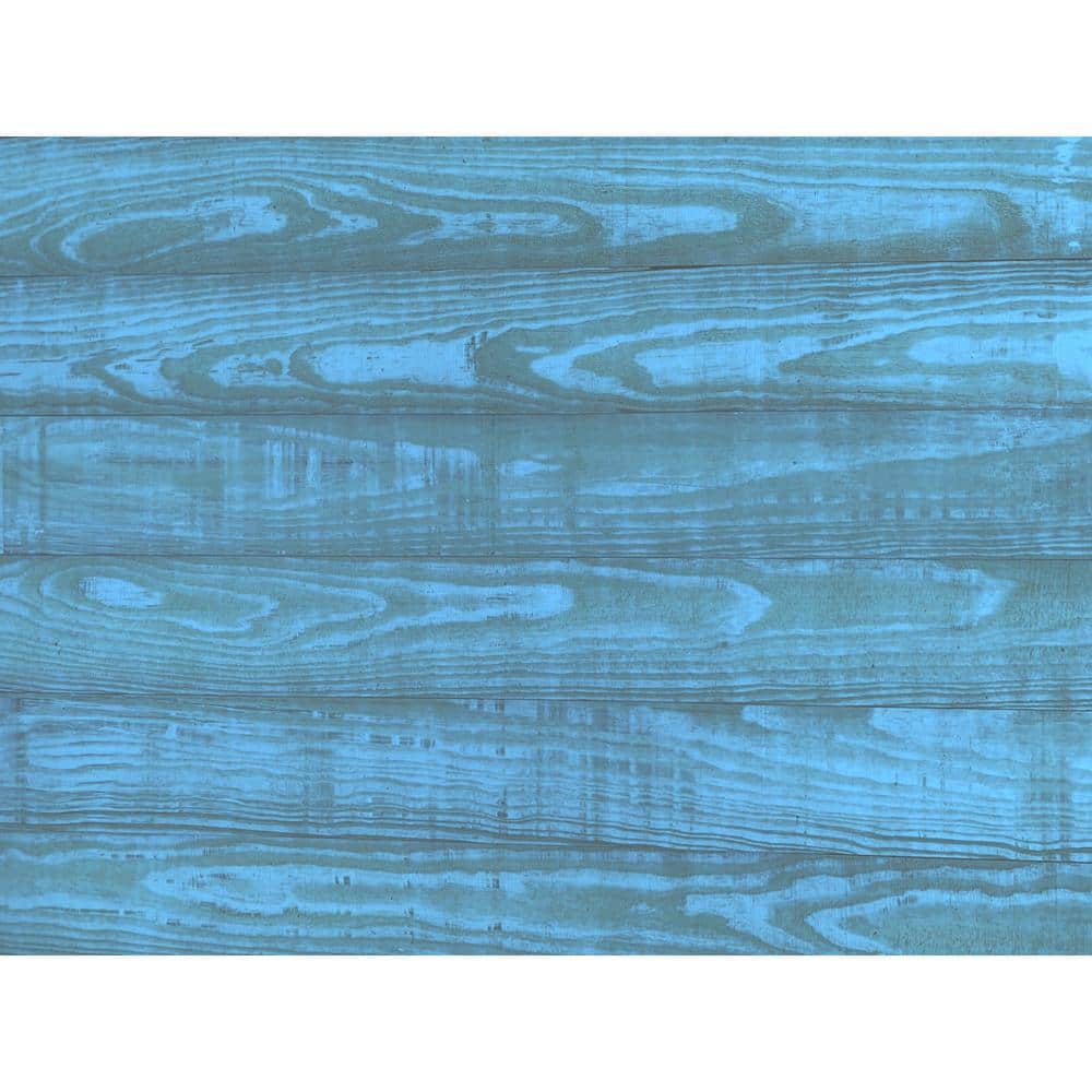 Tiffany Blue Thermally-Modified Pine Barn Wood Wall Planks, 4 ft, 6-Pack