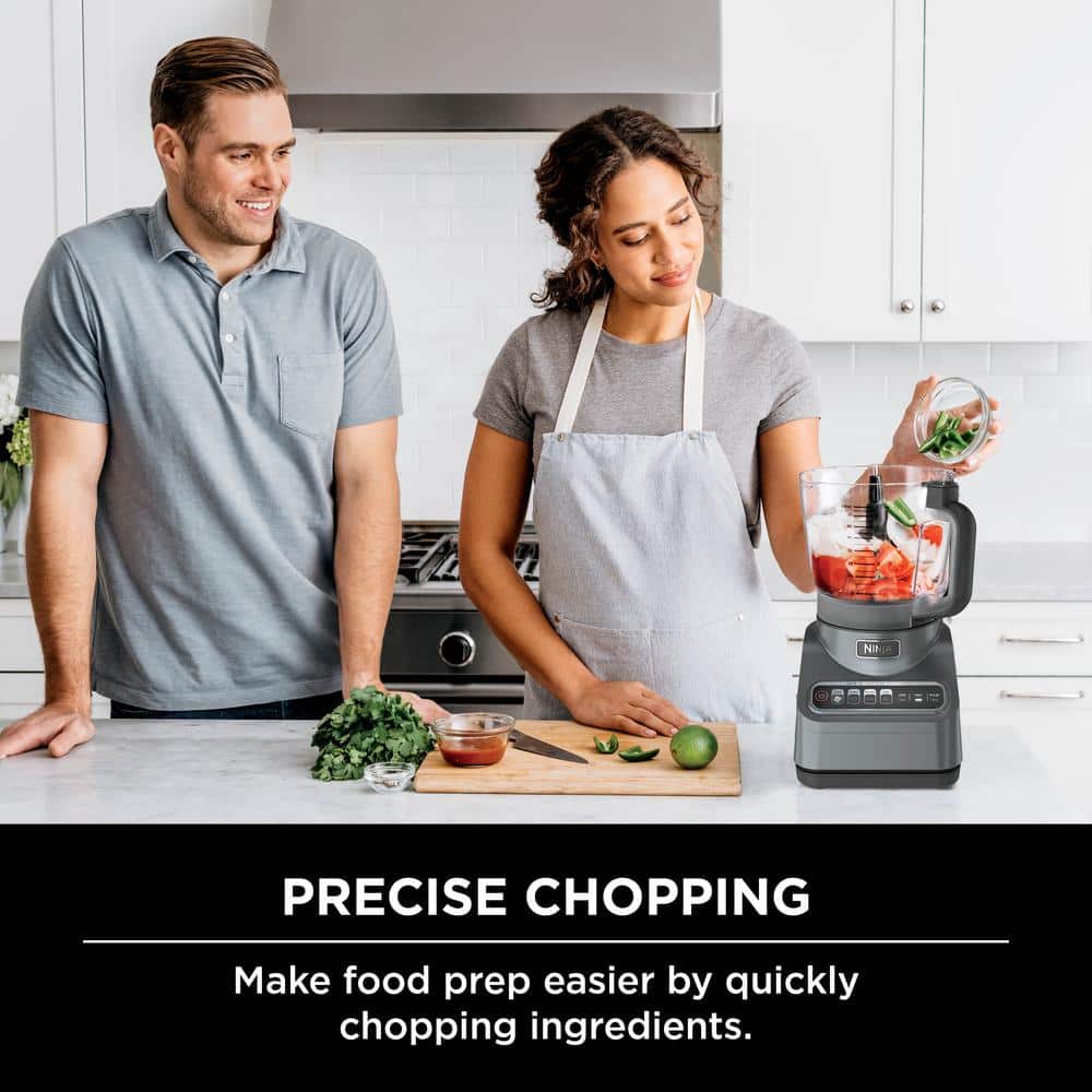 Ninja 9-Cup Silver Food Processor with Variable Speed and Attachments