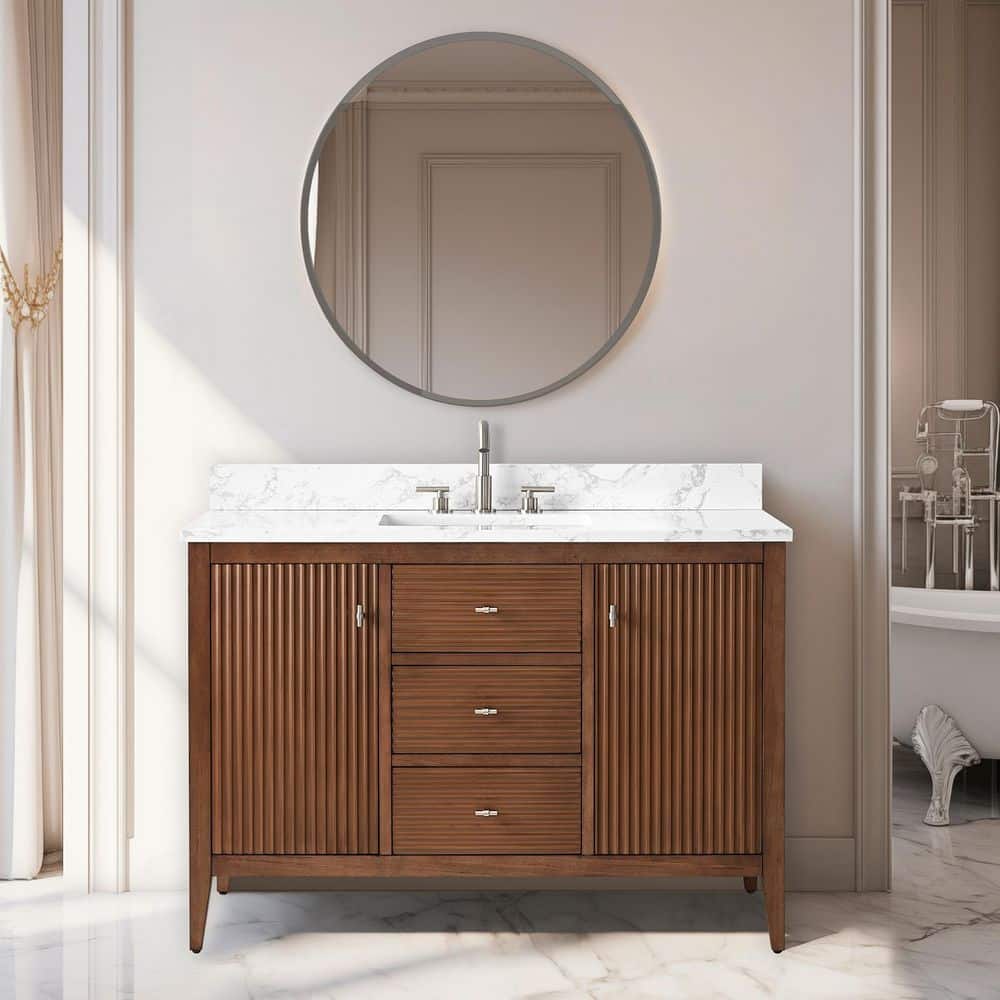 Vanity Art 48 in. W x 22 in D x 38 in. H Single Sink Bath