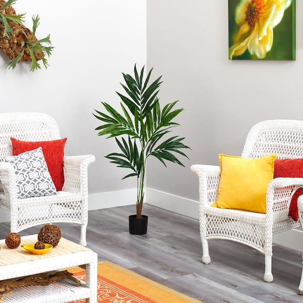 Nearly Natural 4 ft. Kentia Artificial Palm Tree