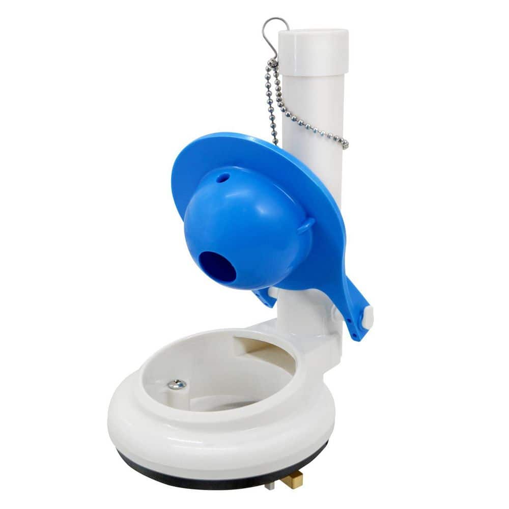 1-Piece 3 in. Toilet Flush Valve Assembly for One Piece Toilets, Complete Repair Kit with Flapper and Chain price history on PriceWatchPro