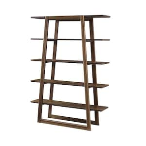 Dylan Coffee 61.8 in. Bamboo Bookshelf