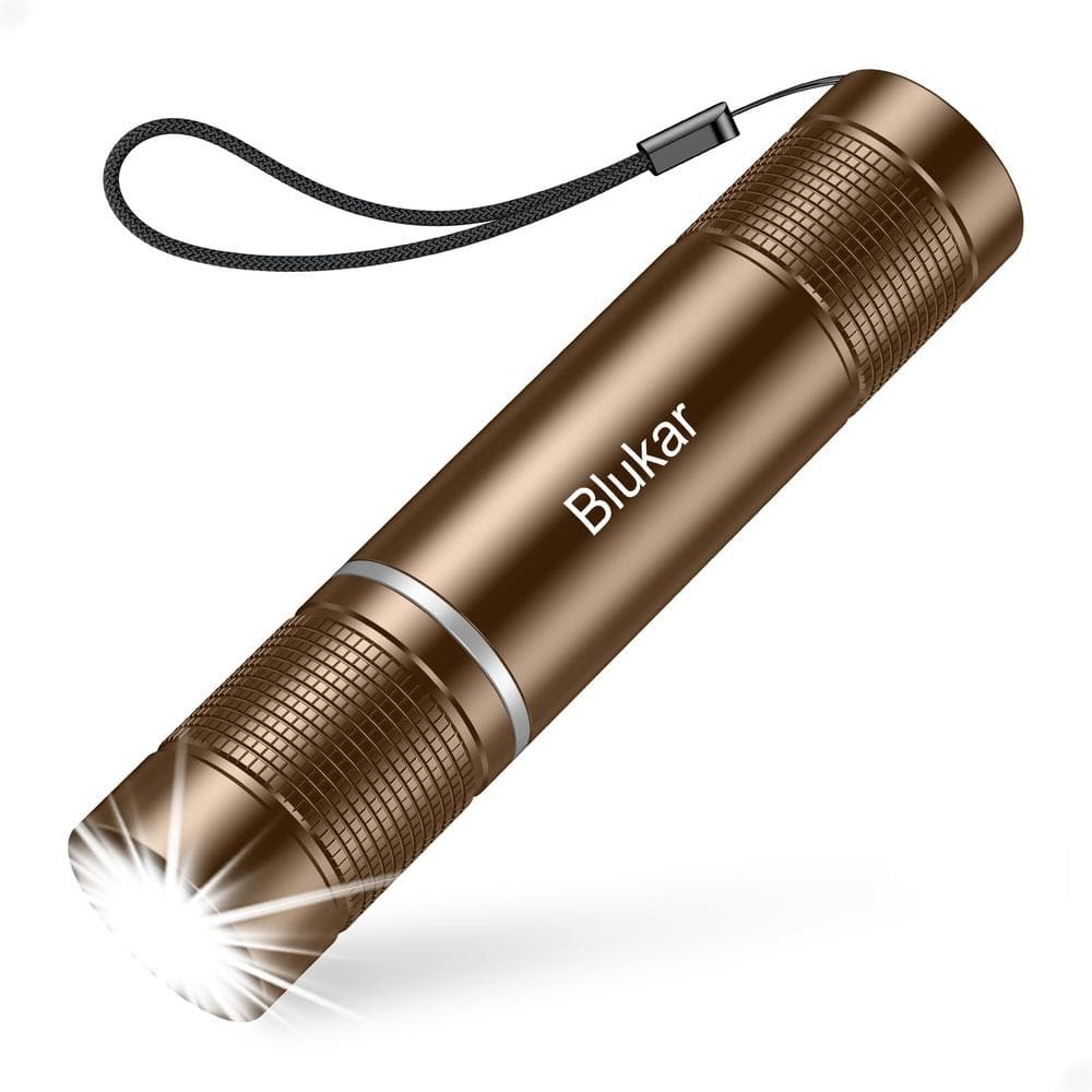 Portable Brown 3.7 Volt 2000 Lumen LED Rechargeable Flashlight Handheld Worklight Battery Operated 4.45 in. Tool Only price history on PriceWatchPro