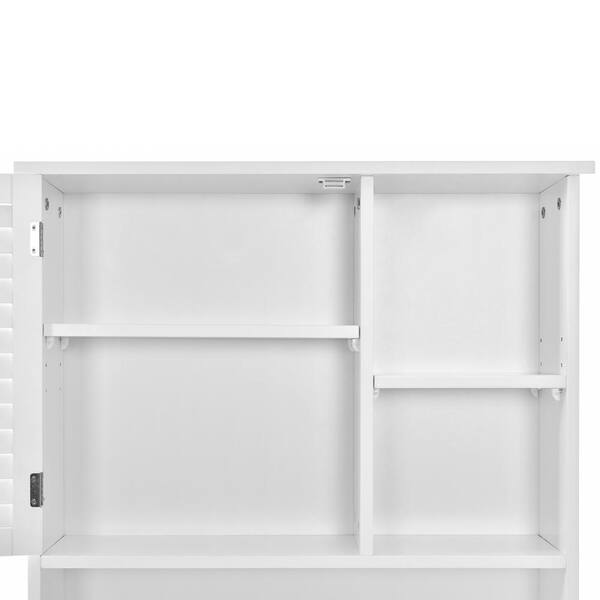 W X H X D White OvertheToilet Space Saver Storage