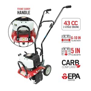 10 in. 43cc Gas 2-Cycle Cultivator with CARB Compliant