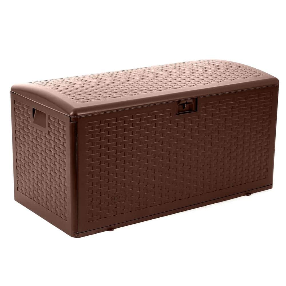 73 Gal. Brown Resin Deck Box