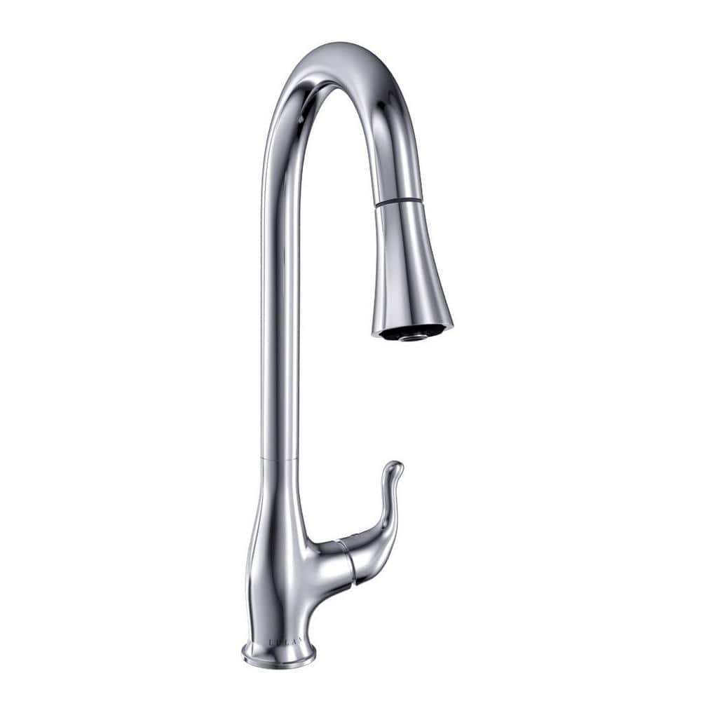 Kapalua Chrome Single Handle Pull-Down Kitchen Faucet