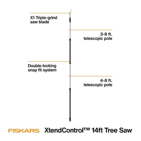 XtendControl 15 in. X1 Saw 14. ft. Interchangeable Tree Pruner