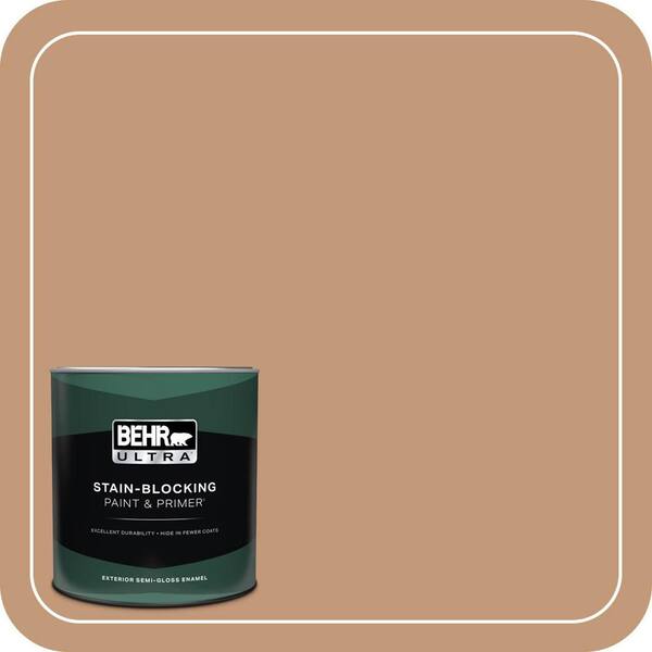 BEHR ULTRA 1 qt. Home Decorators Collection #HDC-AC-02 Copper Moon Semi-Gloss Enamel Exterior Paint & Primer