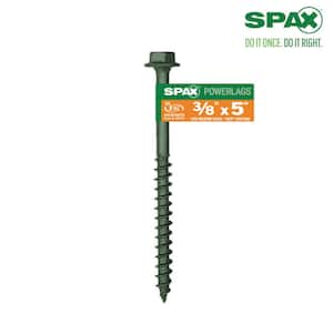 3/8 in. x 5 in. Hex Drive Hex Head High Corrosion Resistant Coating PowerLag Screw