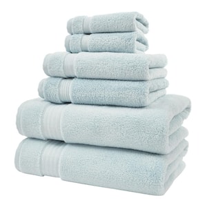 Home Decorators Collection Ultra Plush Soft Cotton Charleston Teal 6-Piece Bath  Towel Set 6 PC Charleston - The Home Depot