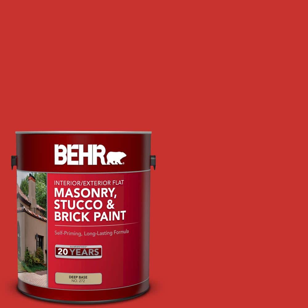1 gal. #P170-7 100 Mph Flat Interior/Exterior Masonry, Stucco and Brick Pai