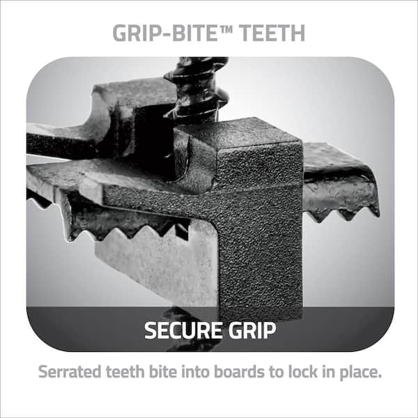 Grip-Rite Ninja Hidden Deck Clip Number 316 stainless Steel Black