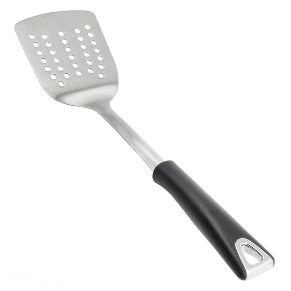 MARTHA STEWART Everyday Stainless Steel Slotted Turner in Grey
