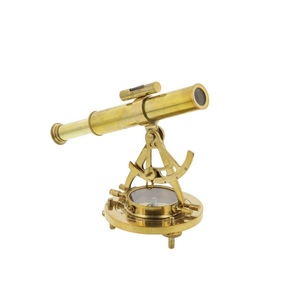 Brass and Copper Nautical Telescope Accent Decor