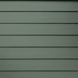 Magnolia Home Hardie Plank HZ5 6.25 in. x 144 in. Fiber Cement Cedarmill Lap Siding Chiseled Green